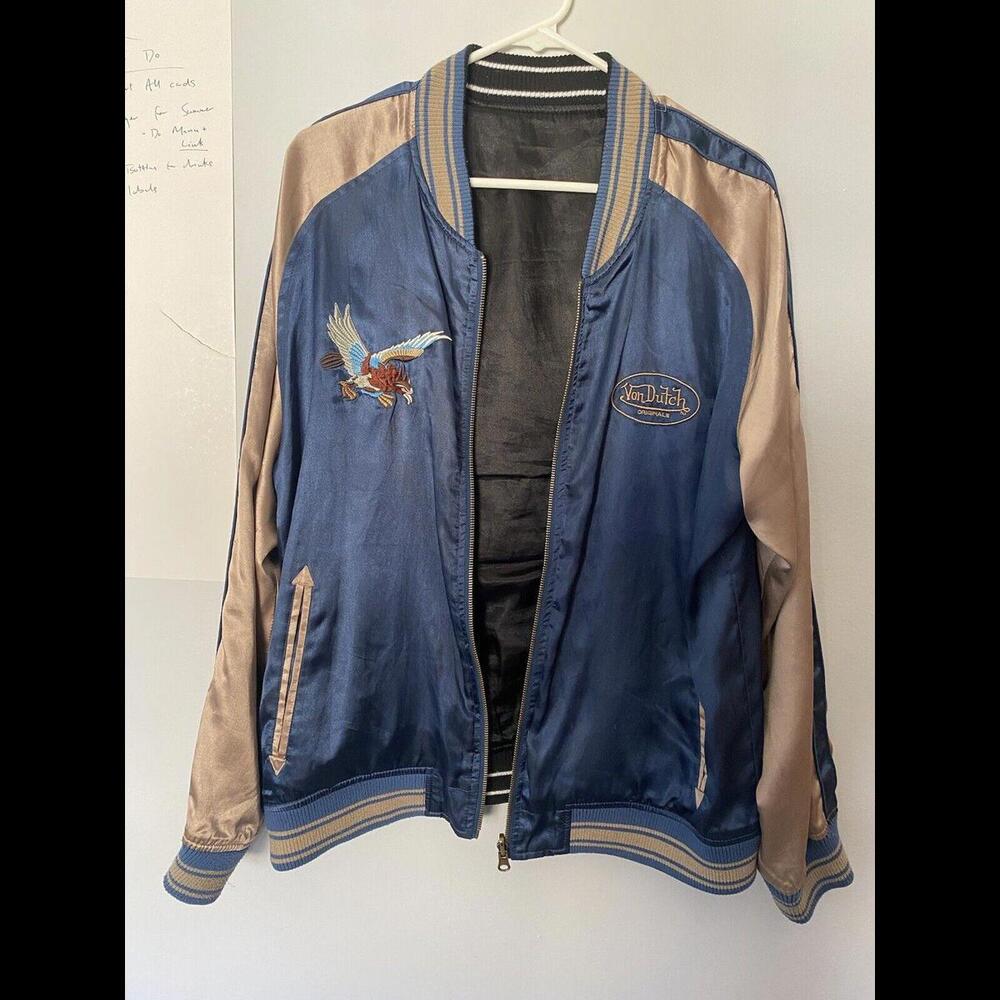 Vintage Von Dutch Jacket Size Large Rare